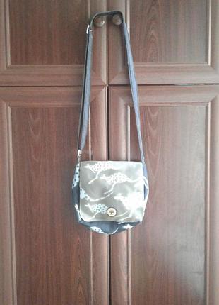 Сумка через плечо ,кросс-боди chiniss — стильная и практичная, оригинальный принт унисекс