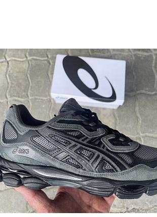 Чоловічі кросівки asics gel-nyc dark grey black