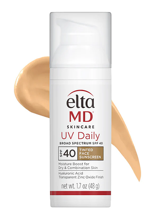 Eltamd uv daily broad-spectrum spf 40 tinted face sunscreen тонуючий сонцезахисний крем spf 40, 48 г