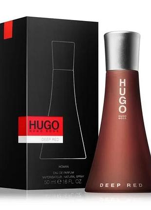 Оригінал hugo boss deep red 50 ml eau de parfum мл ( хуго босс діп ред жіночій ) парфумована вода