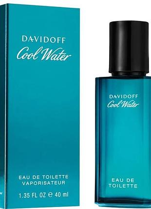 Оригінал davidoff cool water men 40 ml мл ( давідофф кул вотер чоловічий ) туалетна вода