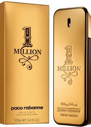 Оригінал paco rabanne 1 million man eau de toilette 100 ml мл ( пако рабанне 1 мільйон мен чоловічі ) туалетна вода