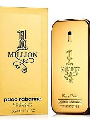 Оригінал paco rabanne 1 million man eau de toilette 50 ml мл ( пако рабанне 1 мільйон мен чоловічі ) туалетна вода