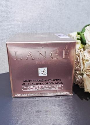 Золотая маска для лица lange paris