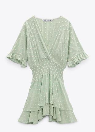 Мятное платье 3