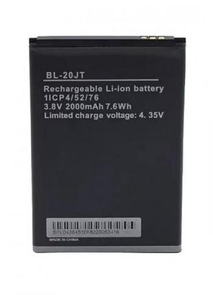 Аккумулятор bl-20jt для tecno f1, f2 lte, pop f2 lte (2000 mah) original prc