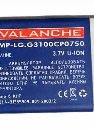 Акумулятор для lg cg300, cu320, f5100, g1600, g1610, g3100, l342i, l5100 avalanche