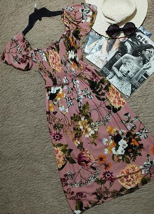 Красивое платье миди с разрезами по бокам/ платью/ сарафан