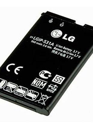 Аккумулятор lgip-531a для lg gs205, lg kf310, lg kf311, lg km330, lg kp100, lg kp105 original prc
