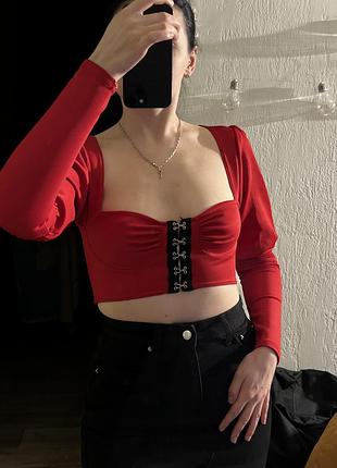 Кофта блуза корсет