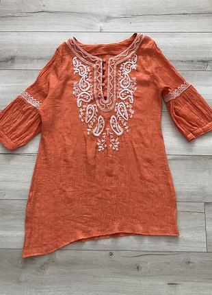 Жіноча блуза жатка з четвертним рукавом 48 роз