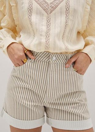 Денім шорти mom 80 mango