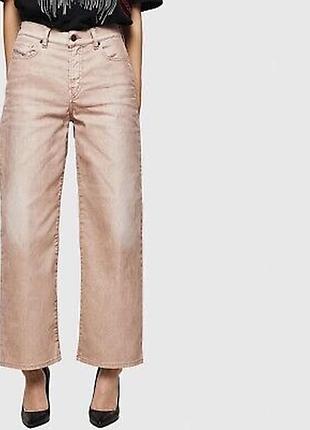 Брюки, штани, джинси тм дізель damen w28 l30 schlagjeans pink gerade stretch regular