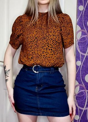 Спідниця джинсова з поясом спідниця стрейч юбка джинс 44 46 розпродаж