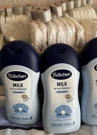 Bubchen молочко 2шт та шампунь 1шт