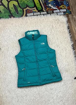 Оригинальная женская пуховая жилетка жилет пуховик куртка тнф the north face 700 tnf