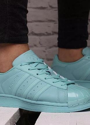 Крутезні шкіряні кросівки adidas superstar