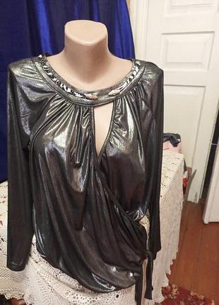 Блискучи й топ блуза
