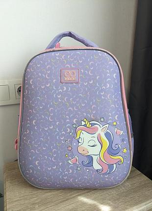 Рюкзак шкільний gopack education 165m-3 cute unicorn, go23-165m-3