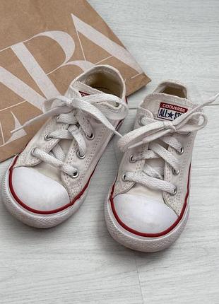 Білі кеди converse розмір 24-25, 15-16 см