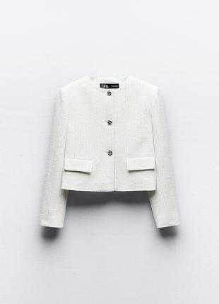 Пиджак zara укороченный (xs)