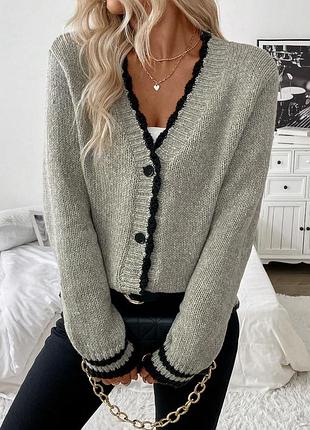Кардиган shein на гудзиках