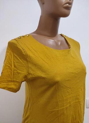 Натуральная женская футболка  нюанс