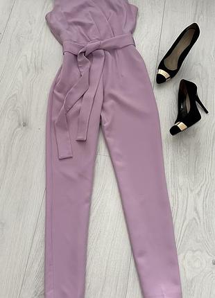 Літній стильний комбінезон брючний, діловий, повсякденний