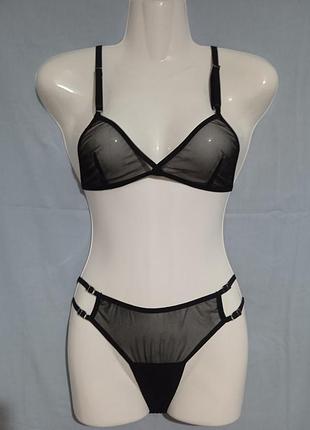 Комплект лиф и трусики стринги или слипы
