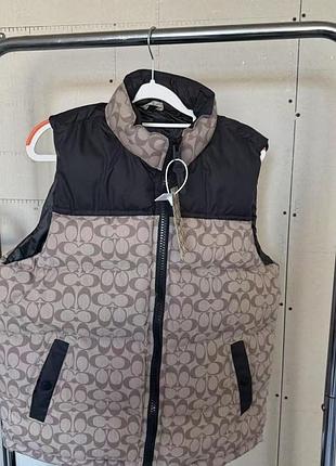Жіноча жилетка coach жилетка коач коуч