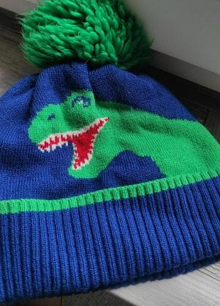 Шапочка з динозавріком gap baby на 2-3 роки