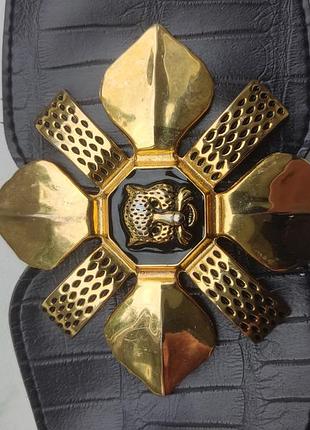 Пряжка ремень kenzo tiger belt buckle цветок и тигр