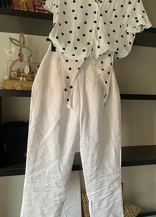 Лляні брючки лешкі від mng