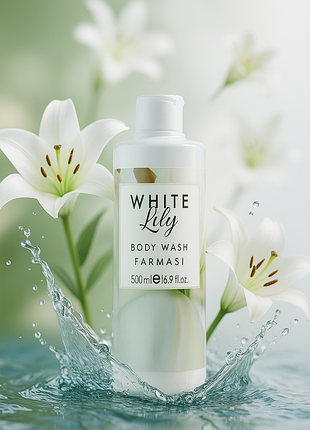Гель для душу лілія white lily , фармасі фармаси  farmasi 500 мл