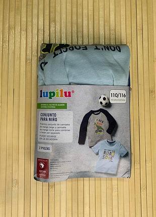 Набір футболка+лонгслів, lupilu