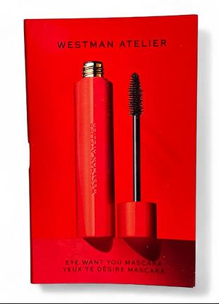 Туш для вій westman atelier westman atelier  eye want you lengthening + volumizing clean mascara