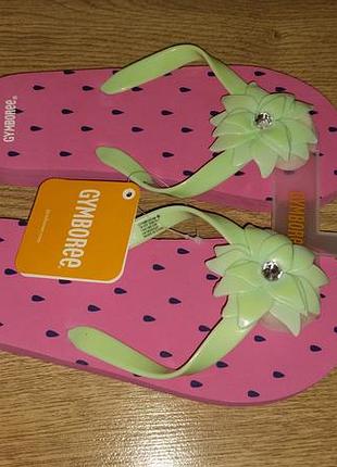 Новые шлепанцы gymboree р. 31-32
