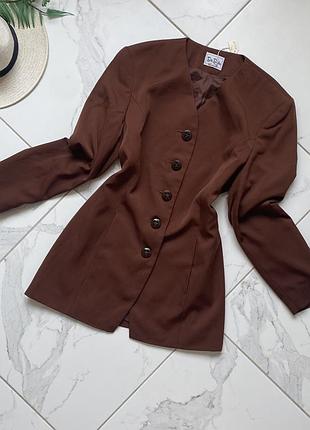Вінтажний шоколадний піджак