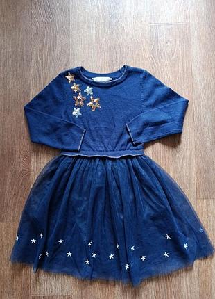 Теплое платье на осень