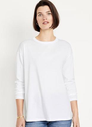 Лонгслів білий old navy