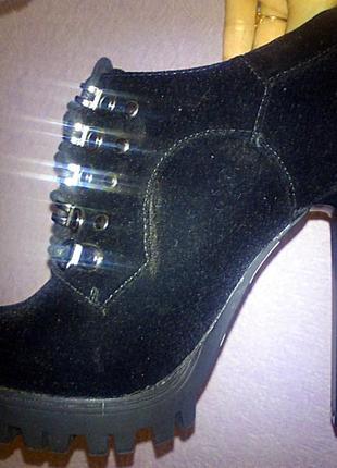 Ботильоны, ботинки на шнуровке