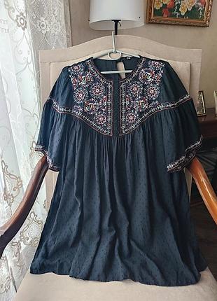 Платье zara в этно стиле