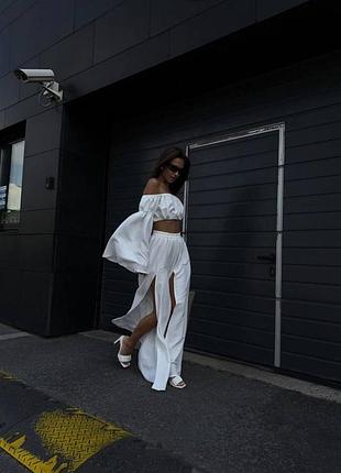 Жіночий стильний костюм двійка