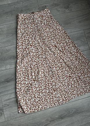 Спідниця міді mango xs