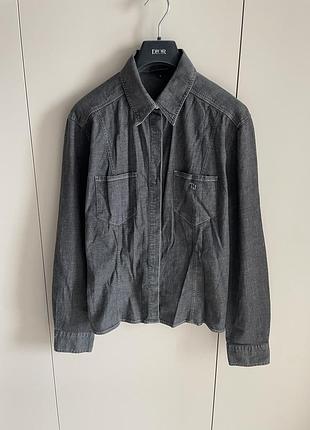 Рубашка женская джинсовая trussardi