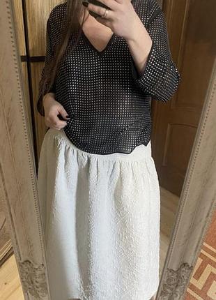 Новая классная стильная миди юбка 50-52 р zara