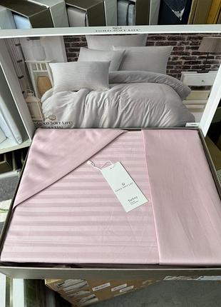 Комплект постельного белья ткань страйп сатин туречки
