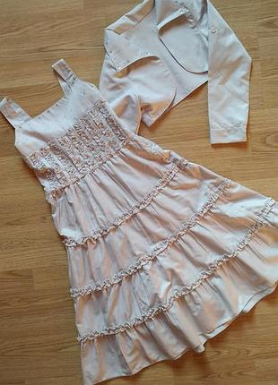 Сукня святкова з болеро на 9-11 років