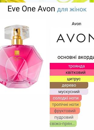 Парфумована вода avon  eve one