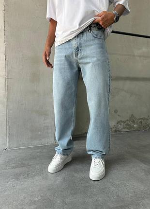 Джинсы мужские синие baggy